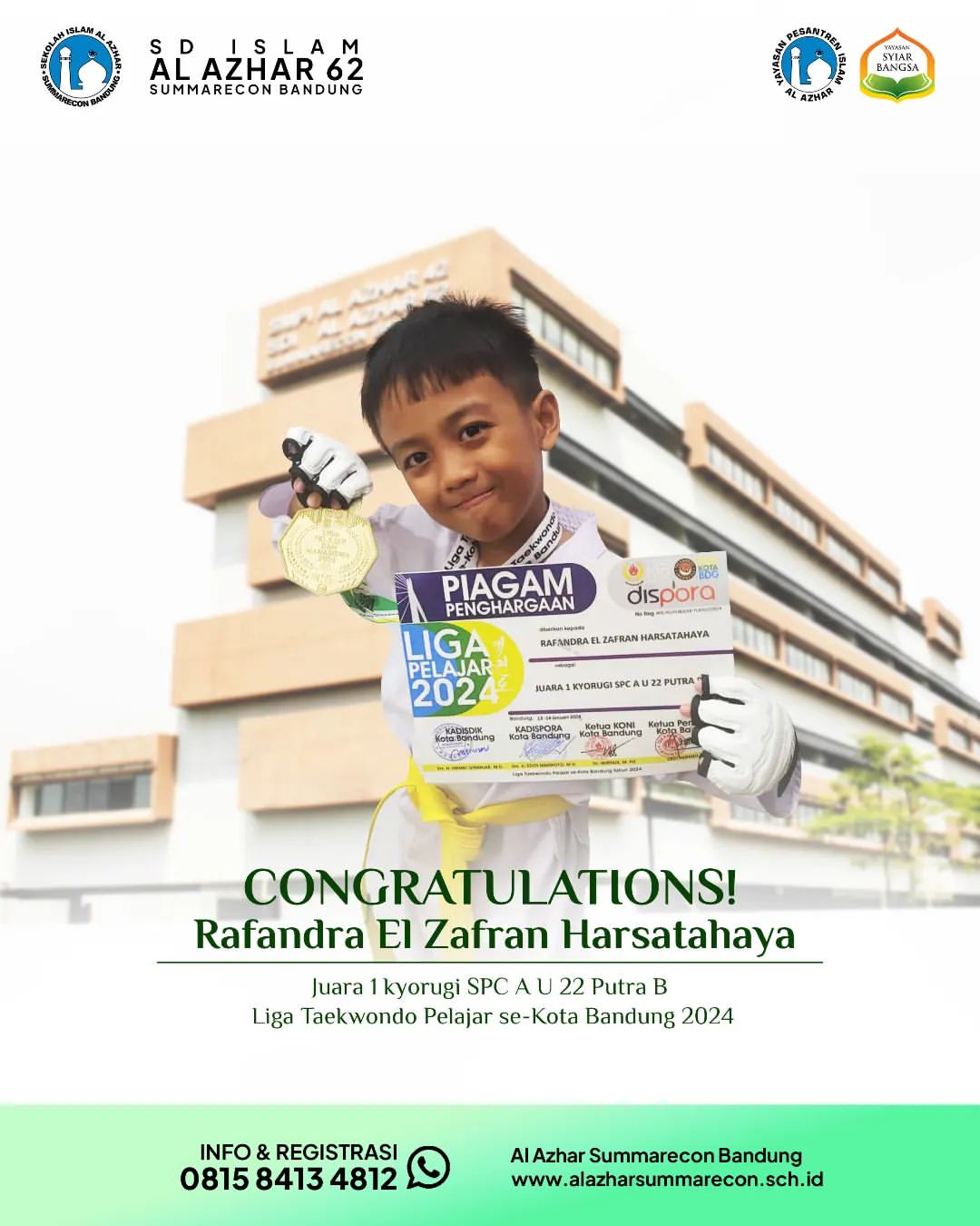 Congratulations! Rafandra El Zafran Harsatahaya